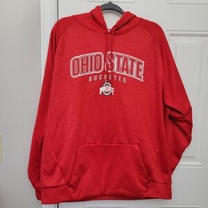 Pro Edge Knights Apparel OSU Ohio State Buckeyes Red Men's Hoodie Size Large